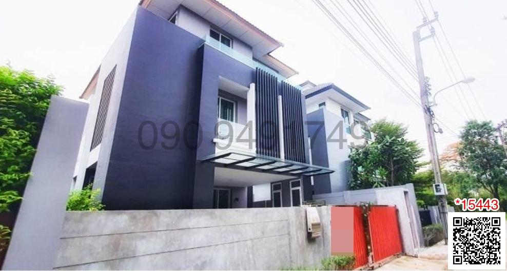 เช่า บ้านเดี่ยว 3 ชั้น ขนาด 4 ห้องนอน หมู่บ้าน AQ ARBOR สวนหลวง ร.9 ตกแต่งครบ พร้อมเข้าอยู่