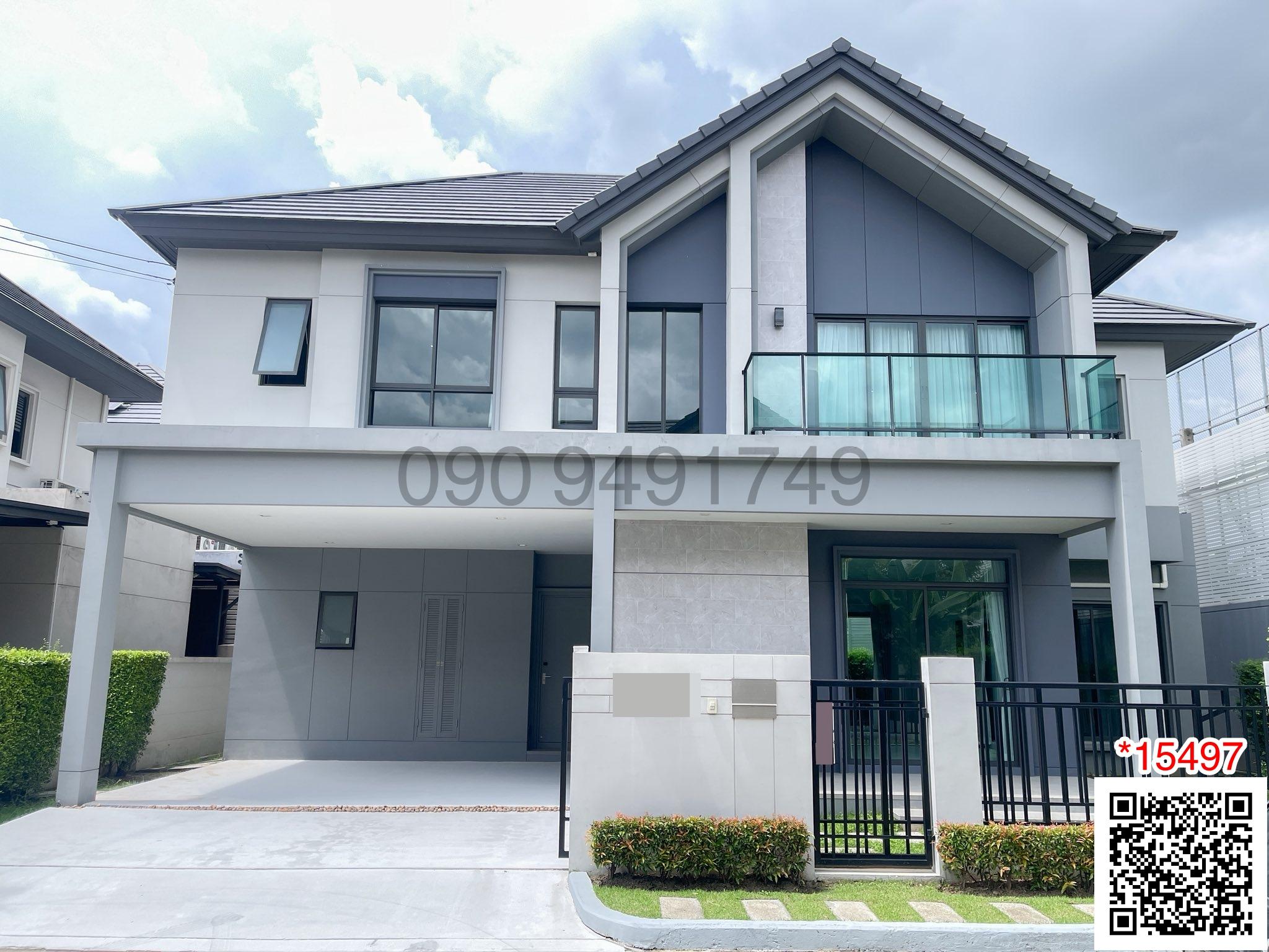 ขาย บ้านเดี่ยว แปลงมุม Bangkok Boulevard Rama 5 ขนาด 4 ห้องนอน