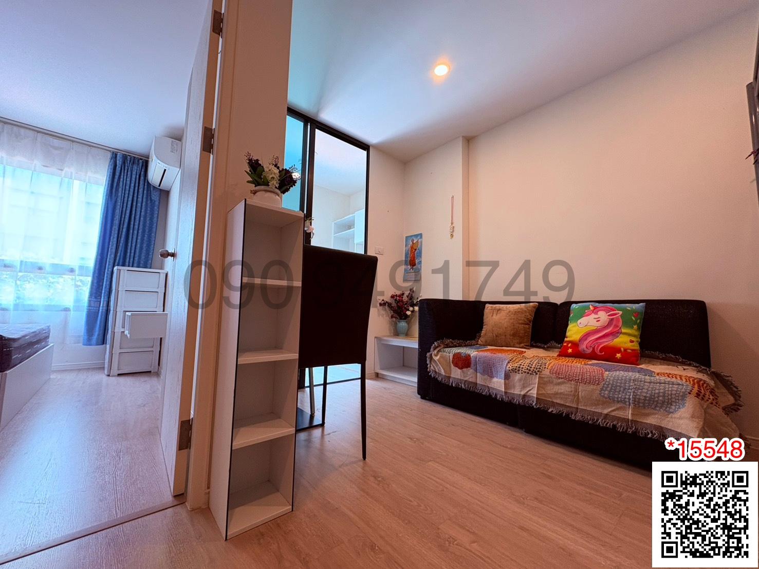 เช่า คอนโด I Condo Green Space Sukhumvit 77 เฟส 1 ตึก B ชั้น 2 ตกแต่งสวย พร้อมเครื่องใช้ไฟฟ้าครบ