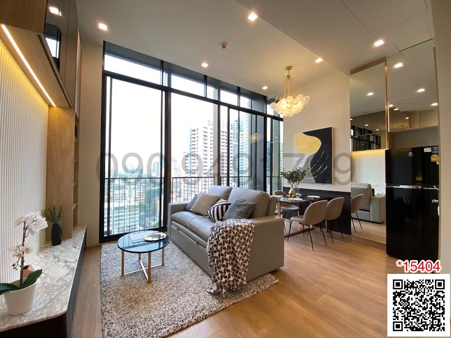 เช่า คอนโด Noble Around Sukhumvit 33 ขนาด 2 ห้องนอน ห้องตกแต่งสวย ใกล้ BTS พร้อมพงษ์