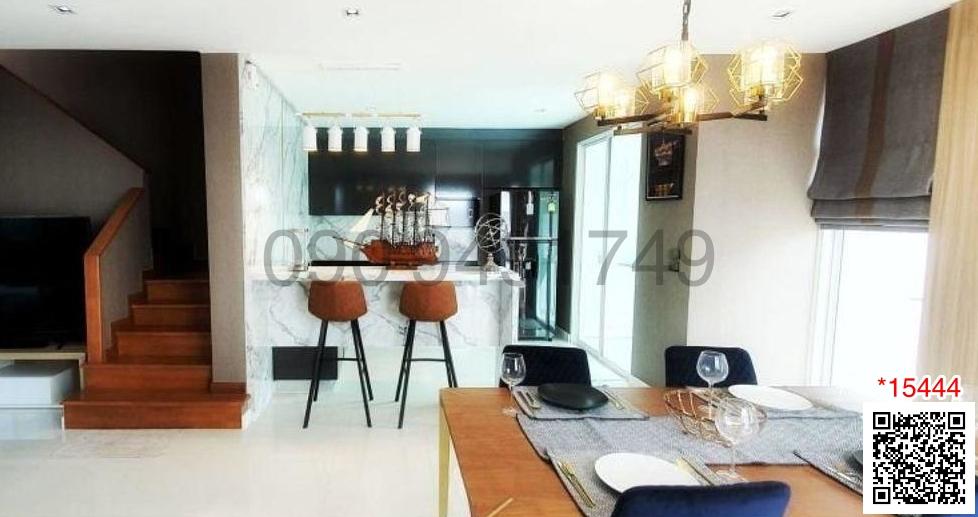ขาย บ้านเดี่ยว 3 ชั้น ขนาด 4 ห้องนอน หมู่บ้าน AQ ARBOR สวนหลวง ร.9 ตกแต่งครบ พร้อมเข้าอยู่