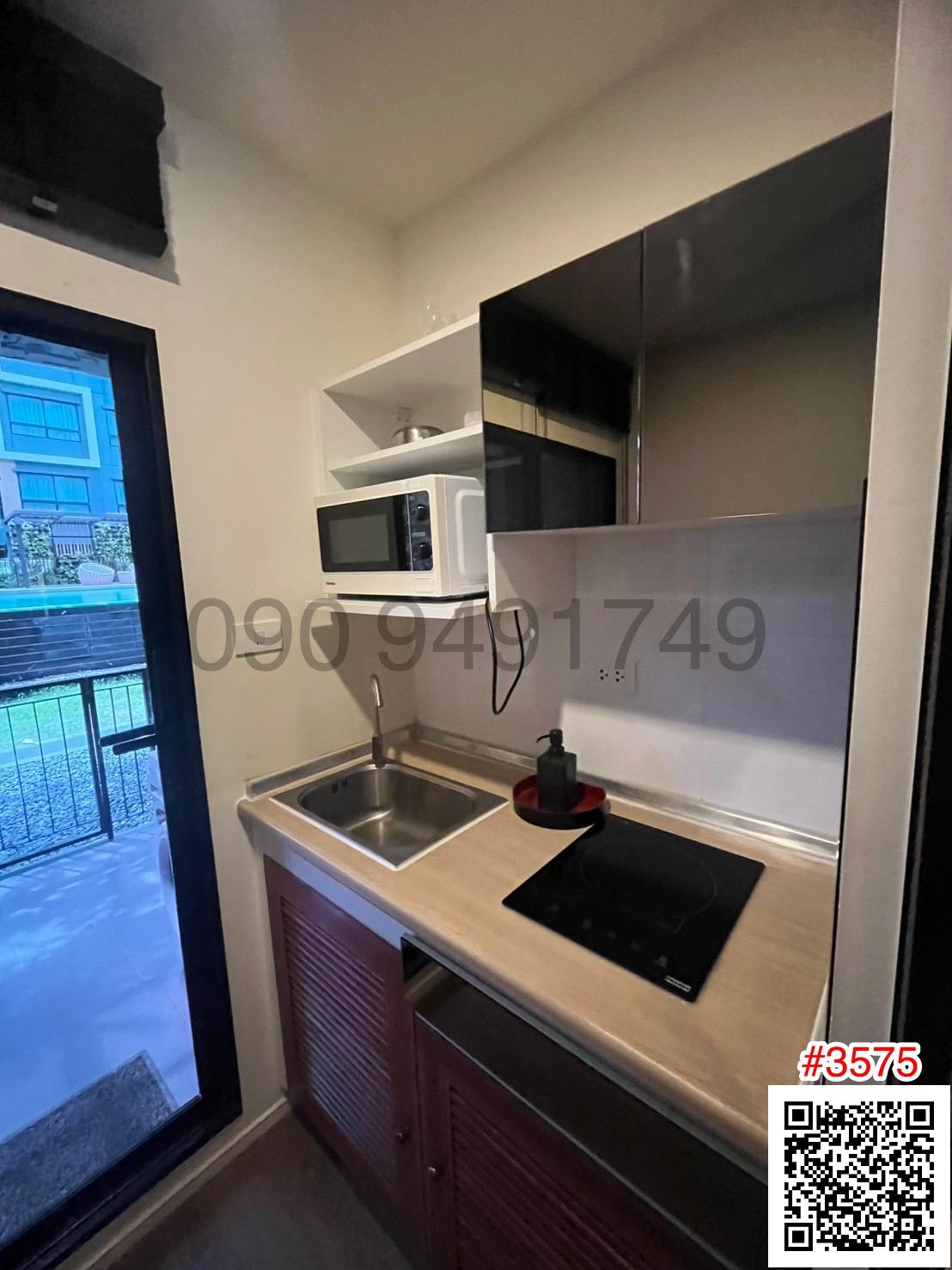 เช่า ไอคอนโด กรีนสเปซ สุขุมวิท 77 เฟส 1 ห้องใหญ่ Pool access สามารถเดินถึงสระว่ายน้ำได้เลย
