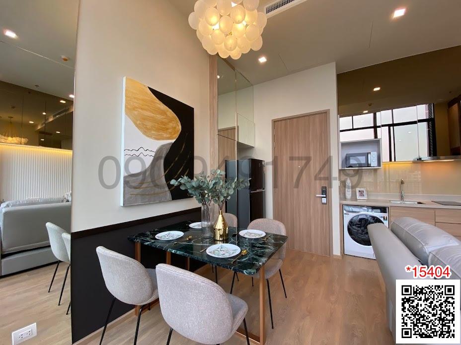 เช่า คอนโด Noble Around Sukhumvit 33 ขนาด 2 ห้องนอน ห้องตกแต่งสวย ใกล้ BTS พร้อมพงษ์