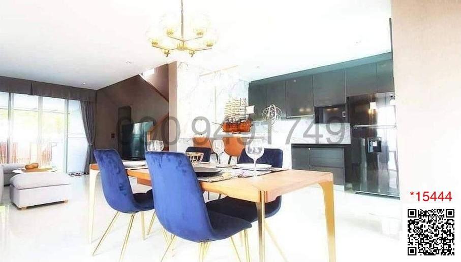 ขาย บ้านเดี่ยว 3 ชั้น ขนาด 4 ห้องนอน หมู่บ้าน AQ ARBOR สวนหลวง ร.9 ตกแต่งครบ พร้อมเข้าอยู่