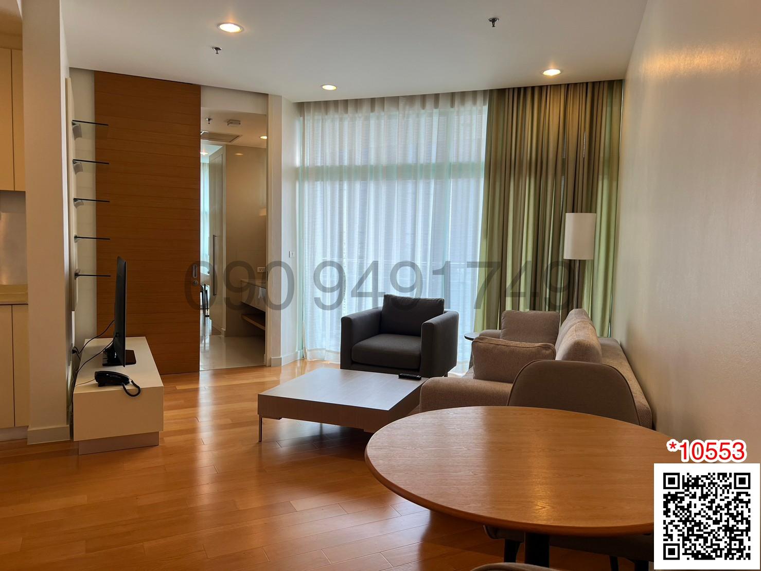 เช่า Chatrium Residence Riverside Bangkok ขนาด 70 ตรม. 1 ห้องนอน ใกล้ เอเชียทีค