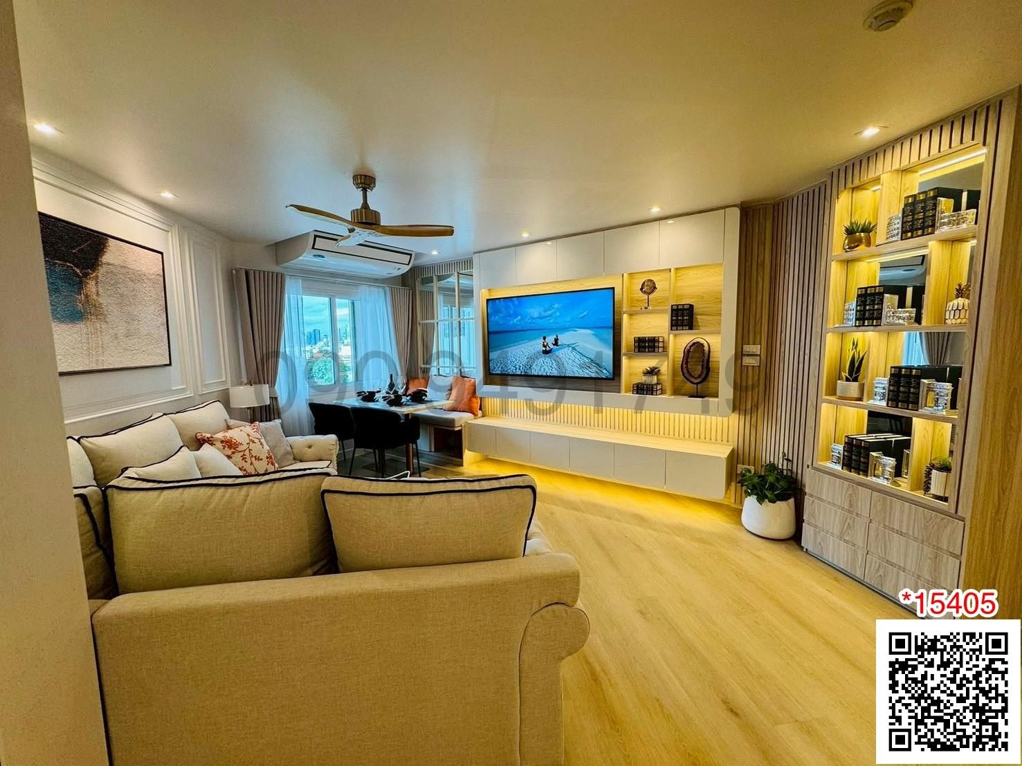 เช่า คอนโด Fortune Condo Town ขนาด 3 ห้องนอน  ชั้น 11 ใกล้ เซ็นทรัลพระราม 3