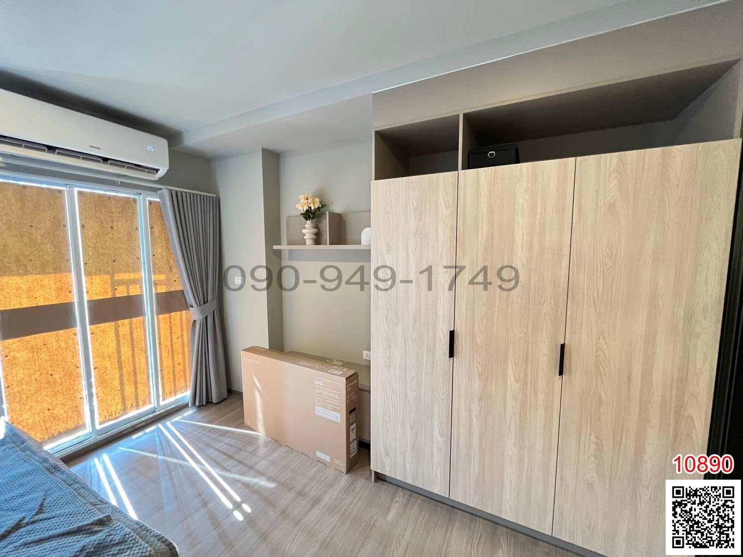 เช่า คอนโด D condo panaa ขนาด 29 ตรม. ชั้น 6 ตึก B ห้องมุม ใกล้ MRT บางขุนนนท์ 