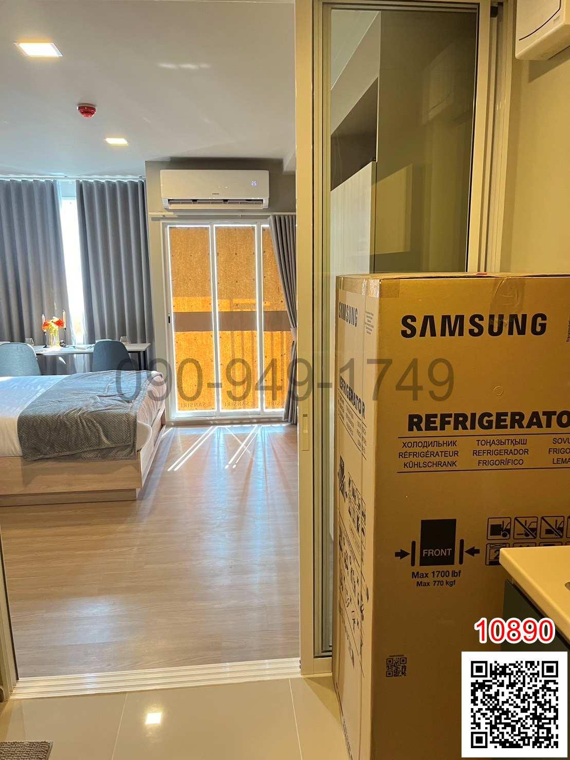 เช่า คอนโด D condo panaa ขนาด 29 ตรม. ชั้น 6 ตึก B ห้องมุม ใกล้ MRT บางขุนนนท์ 