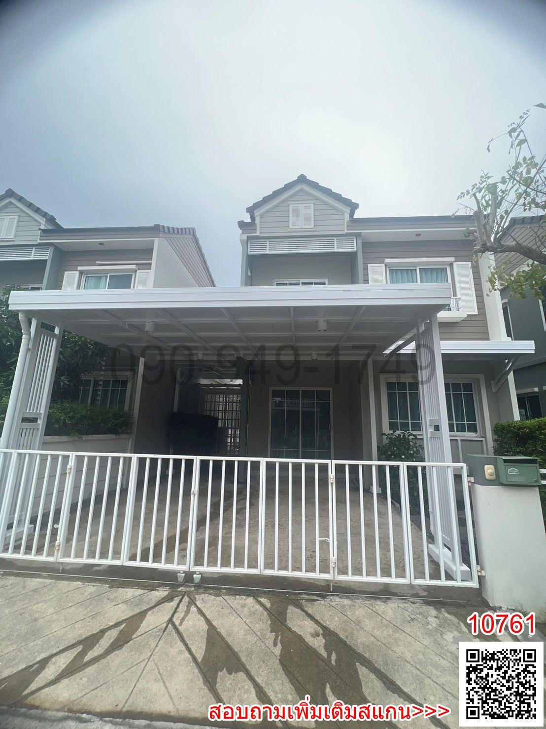 เช่า บ้านเดี่ยว 2 ชั้น The Village 3 บางนาตราด กม.10 สไตล์ยุโรป ใกล้ Mega Bangna
