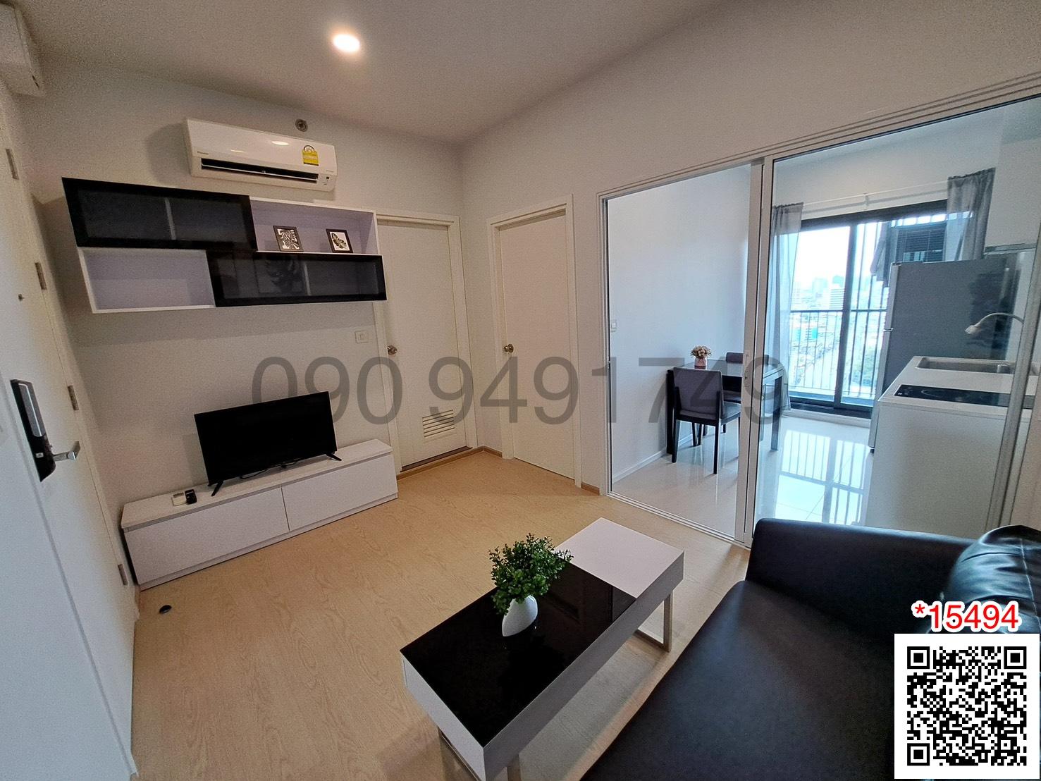 เช่า คอนโด The Tree Sukhumvit 71 - Ekamai ชั้น 19 แต่งครบพร้อมเครื่องใช้ไฟฟ้า