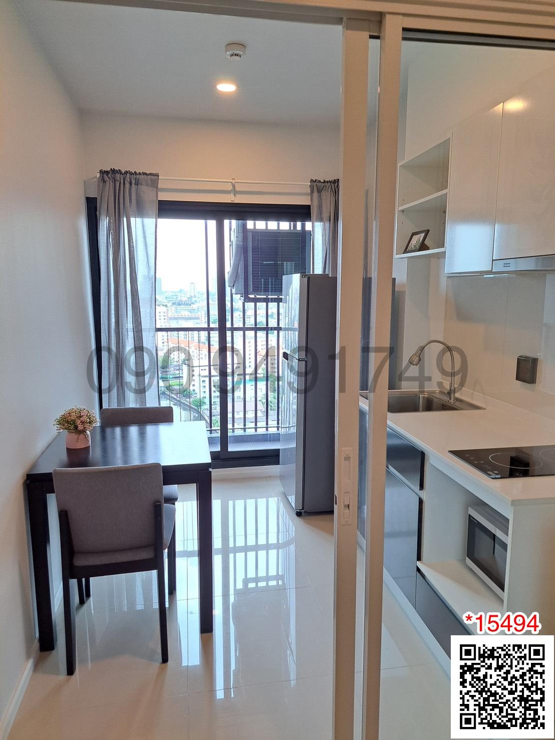 เช่า คอนโด The Tree Sukhumvit 71 - Ekamai ชั้น 19 แต่งครบพร้อมเครื่องใช้ไฟฟ้า