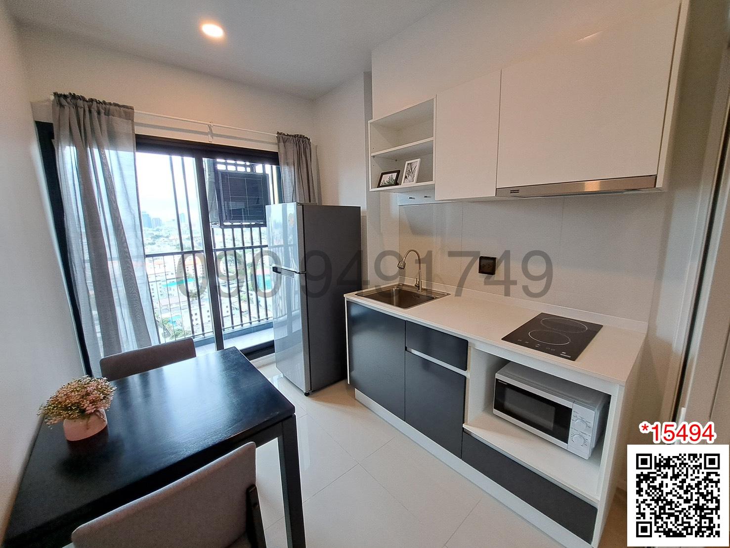เช่า คอนโด The Tree Sukhumvit 71 - Ekamai ชั้น 19 แต่งครบพร้อมเครื่องใช้ไฟฟ้า