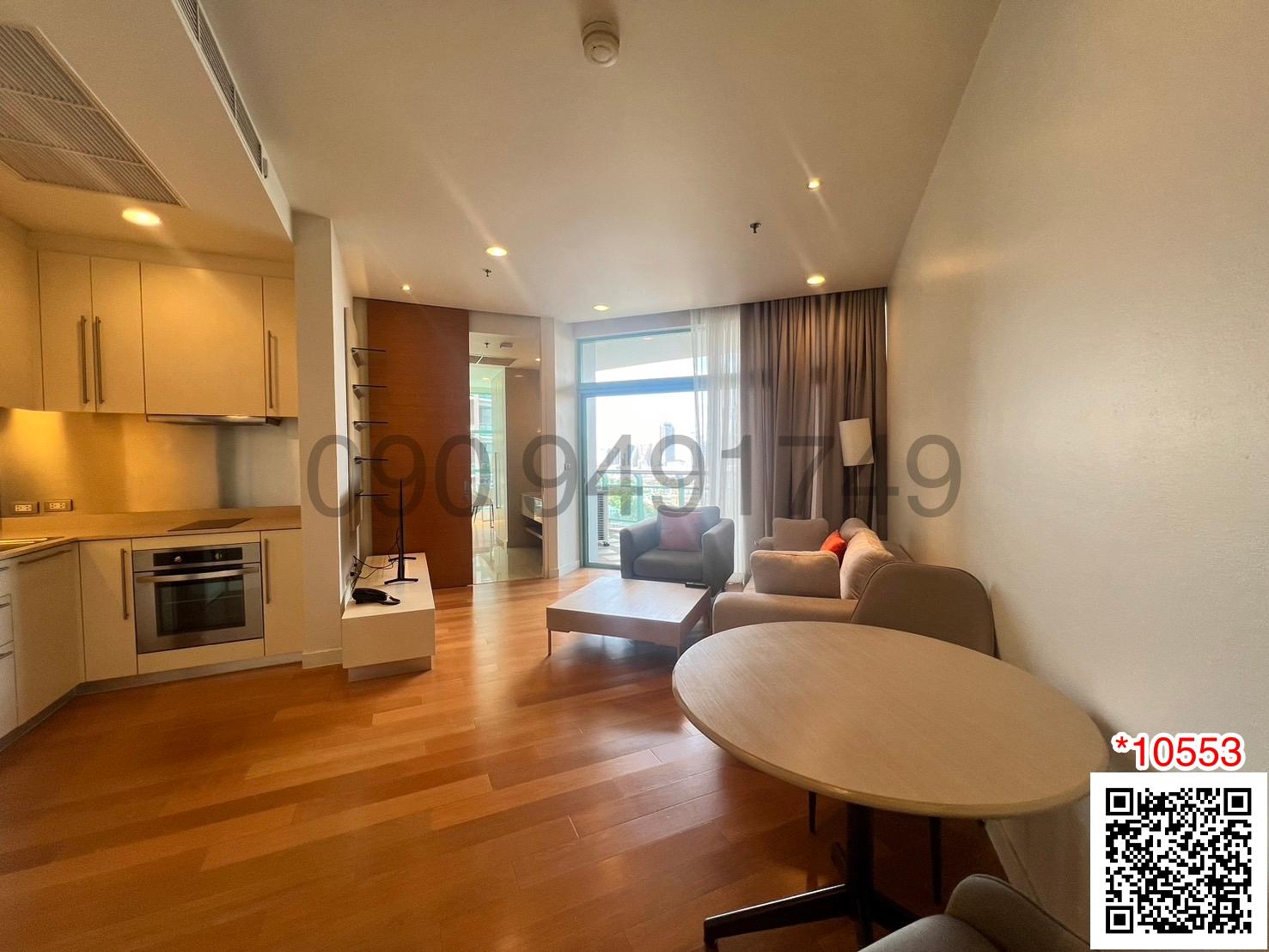 เช่า Chatrium Residence Riverside Bangkok ขนาด 70 ตรม. 1 ห้องนอน ใกล้ เอเชียทีค